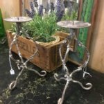 Vintage metal candle stick