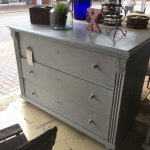 Chest Of Drawers Painted French chest of drawers. Vintage French.