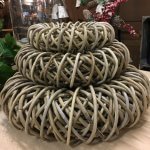Wicker Rattan Rings. Beautiful chunky rattan ring/wreaths available from arkvintage.com with fast P&P. They bring an earthy vintage look to your home.