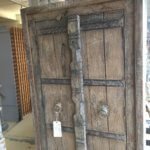 Cupboard unit made using antique doors.