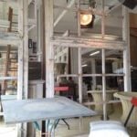 windowframe, mirror, vintage