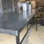 Industrial Metal Top Table