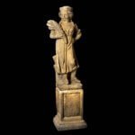 garden stone statuary vintage stone autumn 4 seasons