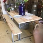 table and bench sets beer festival tables