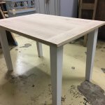 Table from reclaimed oak great smaller dining table!