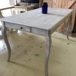 table, dining vintage style french painted