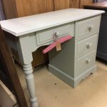 Painted desk dressing table vintage furniture
