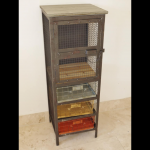 Metal Cabinet With Drawers industrial style storage display draws