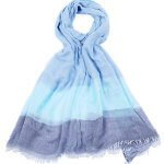 Scarf Blue Stripes msh at arkvintage. A mix of 3 dreamy blues in one scarf. Think oceans and skies on a warm breezy evening by the sea...hop and buy now online or in store Camberley Surrey.