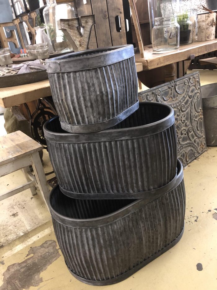 New arrivals vintage antique industrial furniture interiors surrey camberley arkvintage @arkvintagecamberley galvanised planters