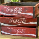 coke crate rustic wooden gift present bar pub P&P online buy now
