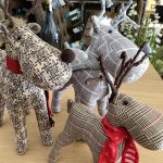 reindeer riendeer surrey fabric vintage style P&P buy online christmas