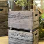 rustic crate box storage shelf moet chandon bollinger verve arkvintage P&P buy now online gift present interiors design