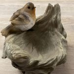 Robin Bird Feeder Bath, from Arkvintage. Beautiful robin feeder/baths that are made from resin. They are a perfect addition to a balcony or garden. arkvintage surrey online buy now