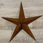 Metal Barn Stars from Arkvintage, made from welded steel, naturally rusted. Each star has a unique patina adding to it's charm. We love these for interior designs or for outdoor decoration in the garden or on the wall of your house. 