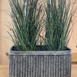 Galvanised Planters oblong handles arkvintage surrey